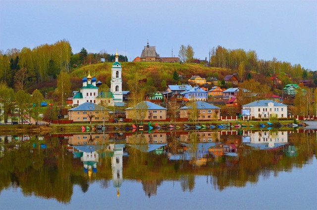 Плёс... Один из самых маленьких городов России