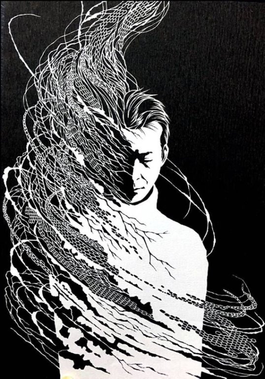 Японский художник Кири Кен. Искусство вырезания из бумаги
