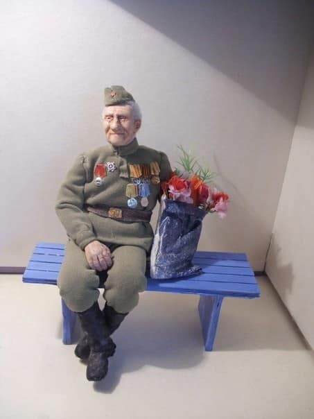 Коллекция кукол "Дорогие мои старики" Ирины Верхградской из Новосибирска