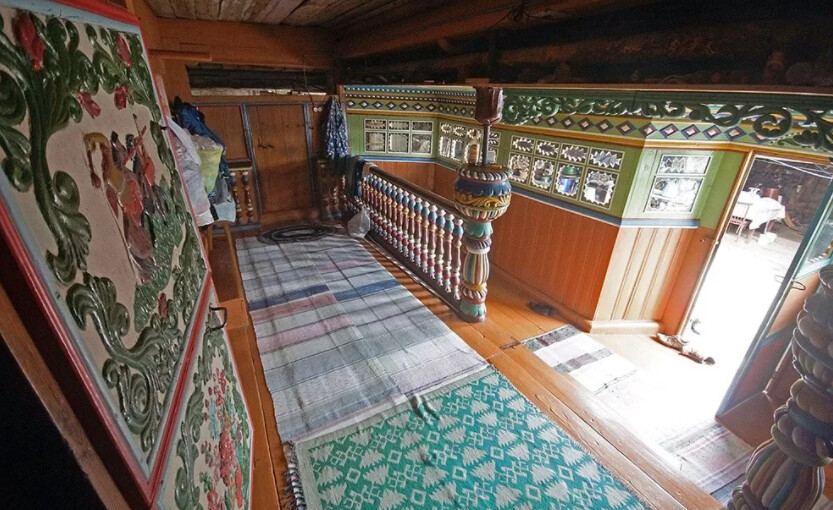 Дом кузнеца Сергея Ивановича Кириллова в небольшой деревушке Кунара близ Невьянска